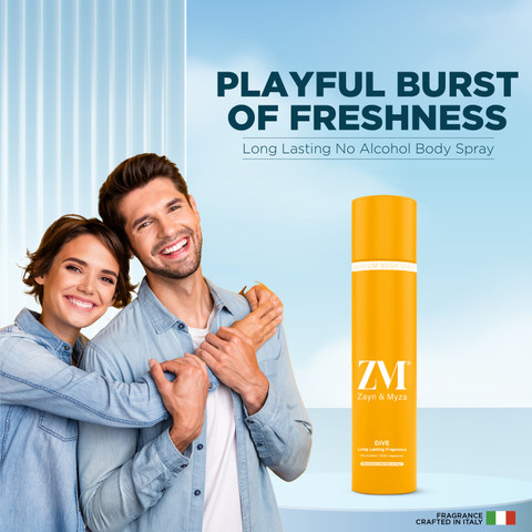 ZM Zayn & Myza Dive No Alcohol Deodorant | Long Lasting Premium