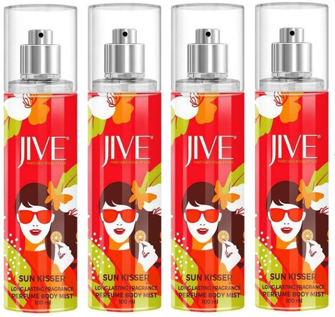 JIVE Sun Kisser Perfume Body Mist 100 ml pack of Body Spray For Men  Women