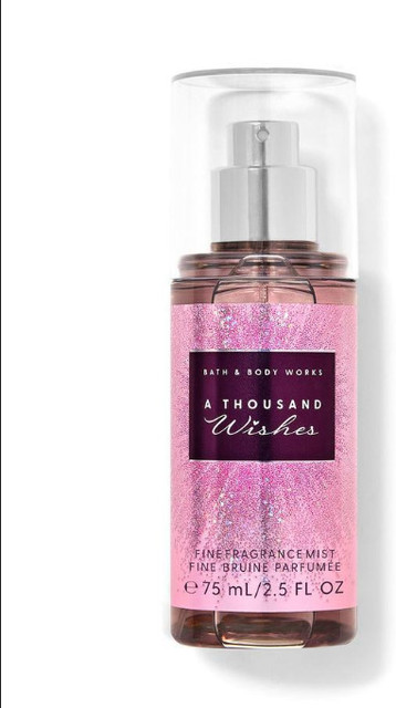 BATH & BODY WORKS A Thousand Wishes Mist Travel Size New Body Mist
