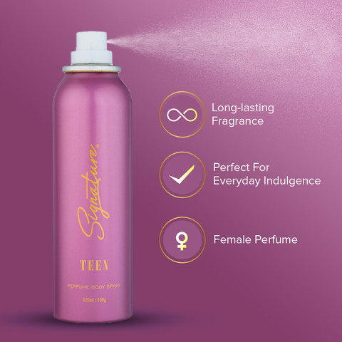 Signature Golden Teen Long Lasting Fragrance Perfume Body Spray