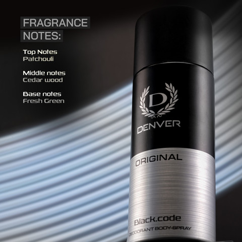 DENVER Original Black_code Body Spray For Men Price in India