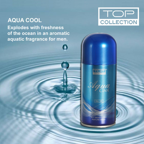 Top Collection Eau De Toilette Deodrant Perfume Spray Aqua Cool