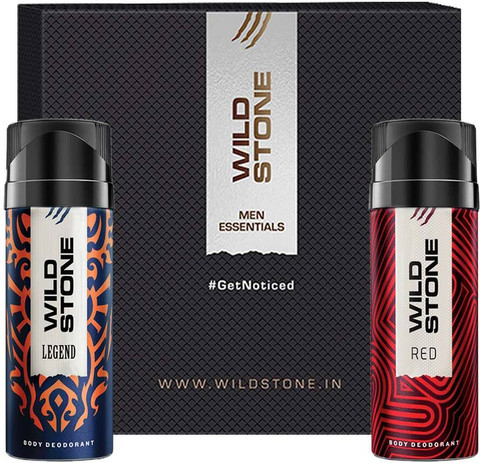 Body Spray Wild Stone Gift Pack Wild Stone Gift Box With Legend And Red  Deodorant, Pack Of