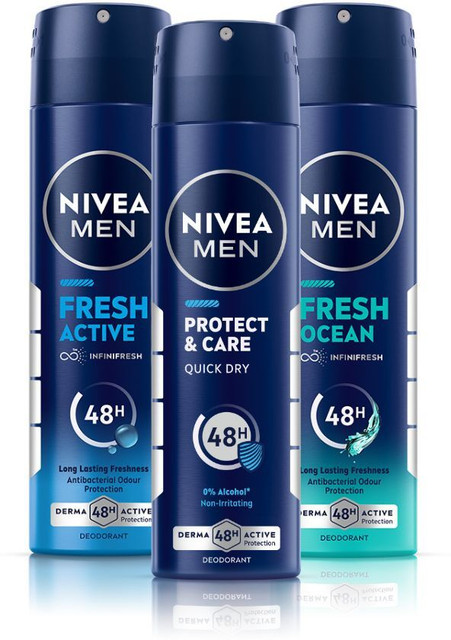 Body Spray Nivea Active Deodorant Nivea Men Combo With Fresh