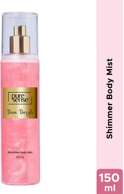 PureSense Diva Dazzle Pink Shimmer Spray Body Mist For Women