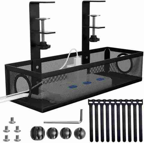 Dyazo Adjustable Under-Desk Cable Tray