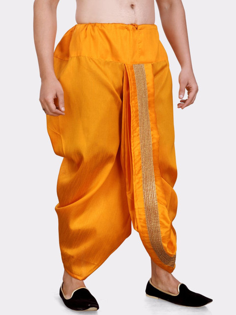 Shiwam Ethnix SHIWAM ETHNIX PITAMBARI Cotton-Silk Dhoti for Mens