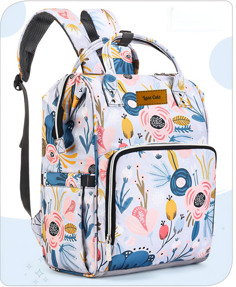 Laee cute Baby Diaper Bag for Mothers Waterproof Backpack Multiple Pockets  baby diaper bag baby diaper bag