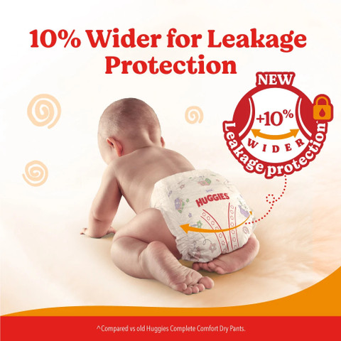 Huggies Comfy Baby Diaper Pants, Upto 50% Faster Absorption XL