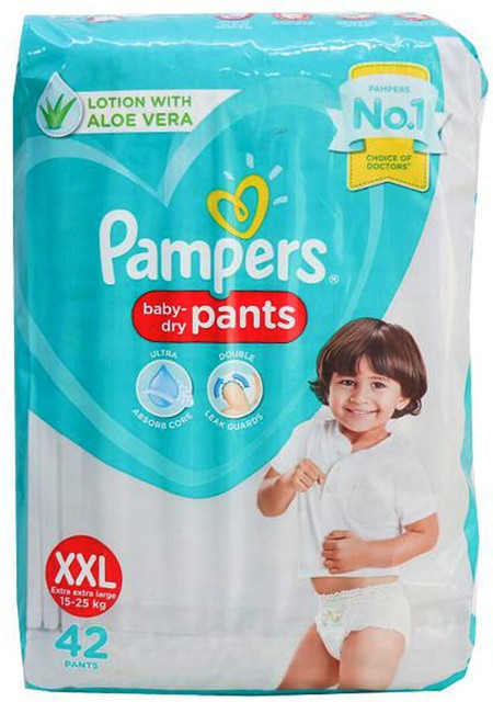Pampers BABY DRY PANTS, SIZE XXL, 42 PCS PACK XXL Buy 42