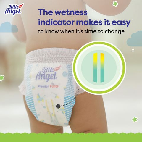 Little Angel Premier Baby Diaper Pants(4 x 28 Pcs) - New Born