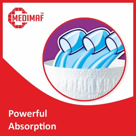 MEDIMAF by MAFATLAL Adult Diapers Pants - 10 Count (Medium) Adult ...