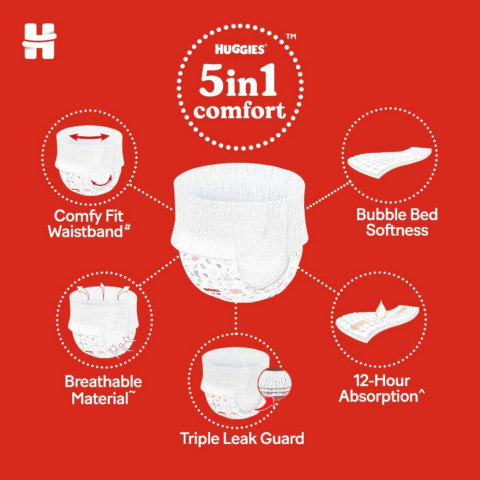 Huggies wonder pants s 84 small size baby diaper pants S