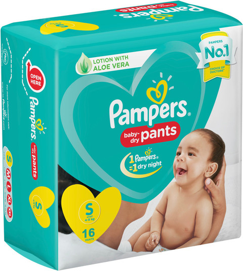 Pampers Baby-Dry Pants Diaper S Buy 16 Pampers Pant Diapers