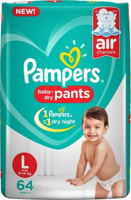Pampers Pants Diapers L - Main Image