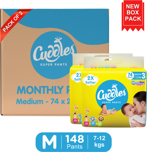 Cuddles Super Pants Combo Pack Medium (74*2) M Buy 148