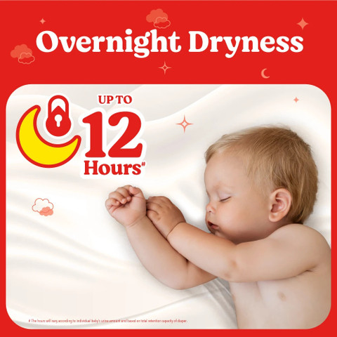 Huggies Dry Tape Up to 2x Faster Absorption Up to 12 Hours