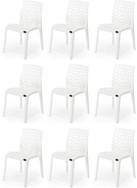 Goyal Steel Furniture Industries Premium Quality Plastic web Chair  Affordable Comfort for Your Home office Plastic Dining Chair