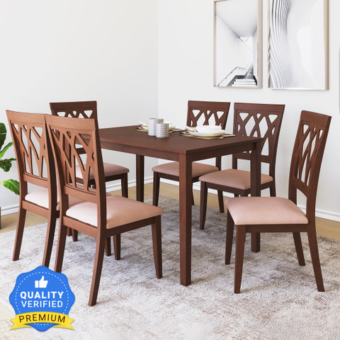 Nilkamal Peak Solid Wood Seater Dining Set