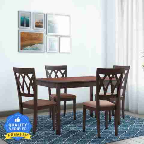 Nilkamal PEAK Solid Wood Seater Dining Set
