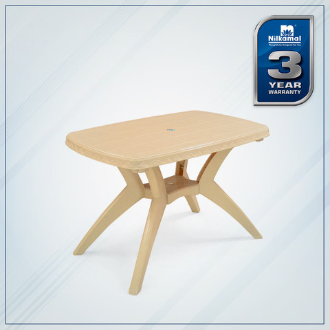 Nilkamal Shahenshah Kross Leg Rectangular Seater Plastic Dining