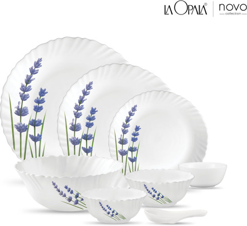 LAOPALA Pack of 35 Opalware Collection English Lavender 35 Pcs