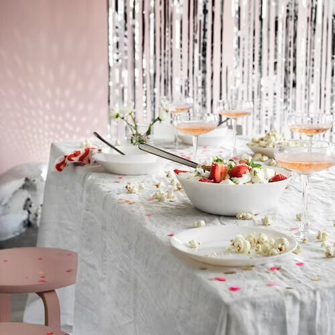 IKEA Pack of Glass IKEA Deep plate, white,20 cm (8 