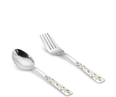 Classic Essentials Pack of 32 Stainless Steel Dinner Set|Serves 4 People|Heavy Gauge|Kitchen Set|Permanent Laser-Vriksha Dinner Set (Silver) - Image 5