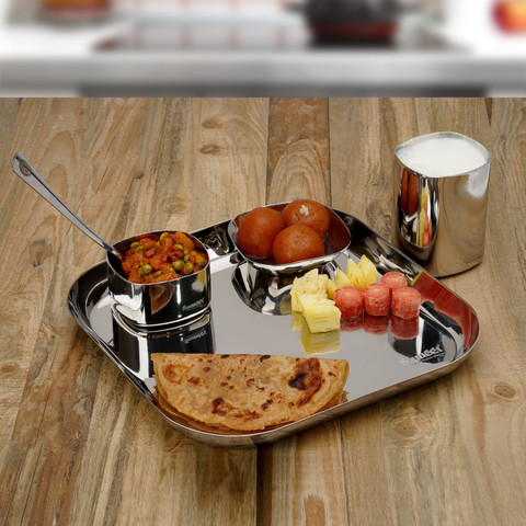 Sumeet Pack of 30 Stainless Steel Square Stainless Steel Heavy