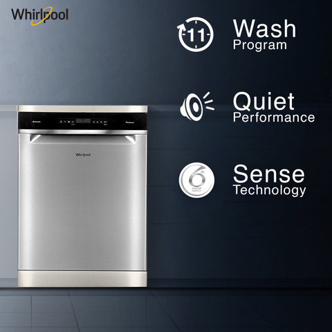 Whirlpool WFO 3O33 PL N X IN Free Standing 14 Place Settings