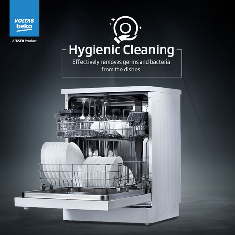 Voltas Beko by A TATA Product DF14W Free Standing 14 Place