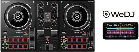 N E X MUSICALS Pioneer Smart DJ Controller DDJ-200 Wired DJ