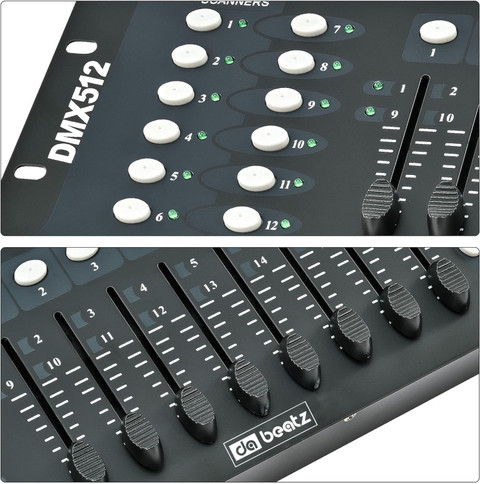 Da.Beatz. 192 Channel DMX 512 DJ Light Mixer Controller for Stage