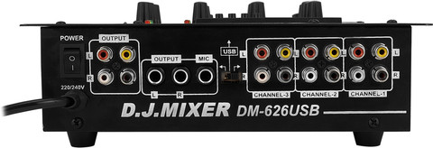 KEKROWN DJ Scratch Mixer for Mic Input Mixing Boards Studio