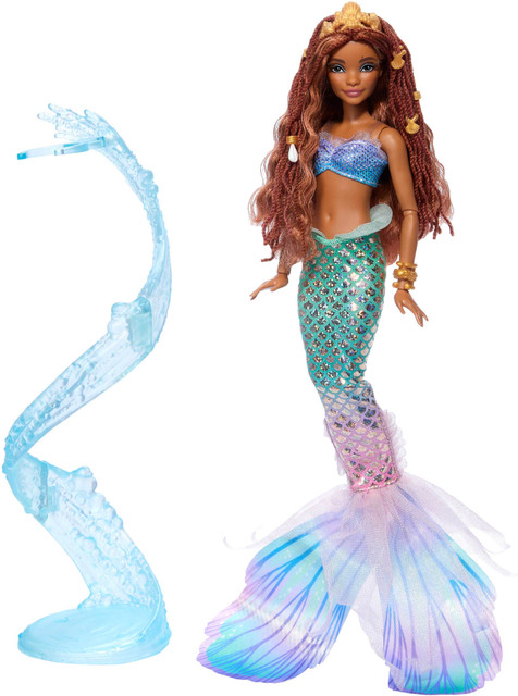 Disney The Little Mermaid Deluxe Mermaid Ariel Doll with Iridescent Tail