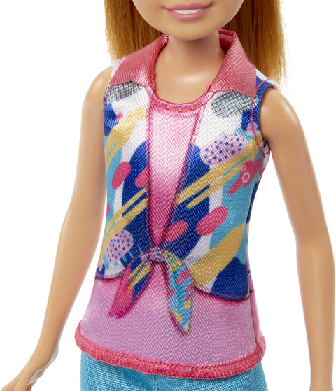 BARBIE Stacie Sister Doll Set with Pet Dogs Accessories