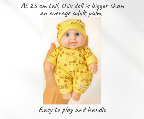 EL FIGO Cute Little Teddy Boy Toy in Printed Dress (Doll for Kids - Main Image