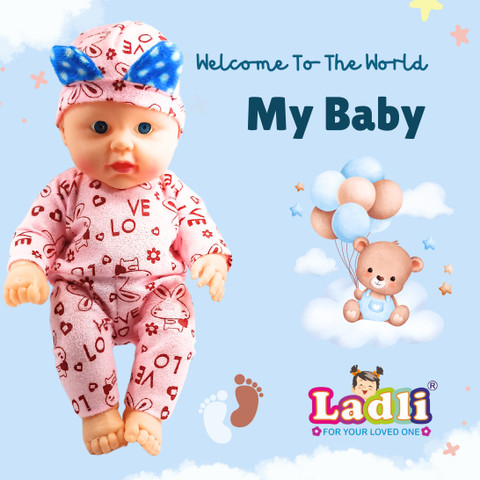 Ladli Toddler Realistic Baby Boy Doll Dolls That Look Real PVC Babies with  Clothes