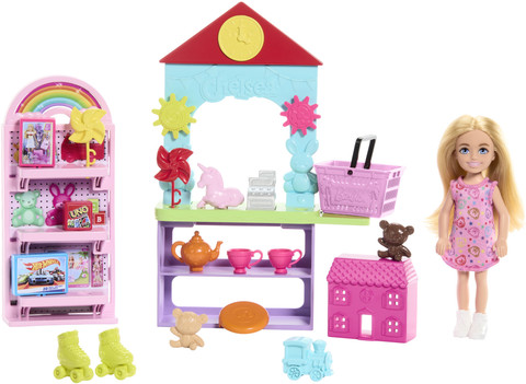 BARBIE Chelsea Can Be Toy Store Playset with Blonde Doll, Shop