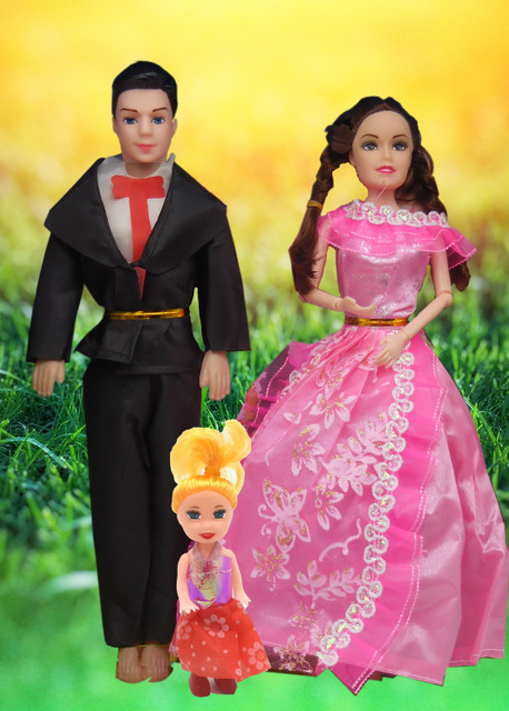 NV COLLECTION Family Doll Set Includes Dad, Daughter