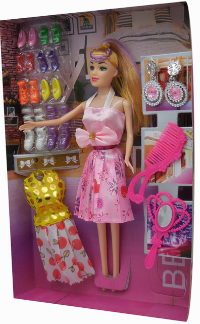 NV COLLECTION Shine doll/doll set baby fashion doll with shoes and