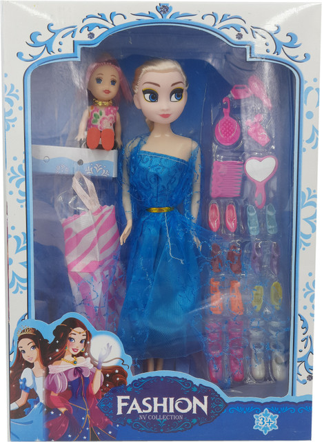 CTC CREATION Frozen Dolls for Girls Frozen Snow Princess Elsa Doll with  Bendable Hands 1pc