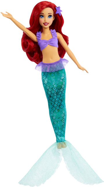 DISNEY PRINCESS Ariel 2-in-1 Mermaid to Princess Doll Gifts for