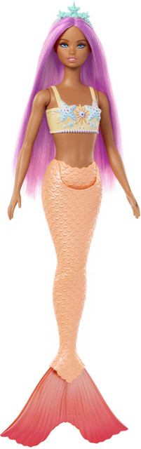 BARBIE Mermaid Doll with Colorful Hair, Tails and Headband