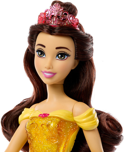 DISNEY PRINCESS Belle Posable Fashion Doll with Sparkling Clothing