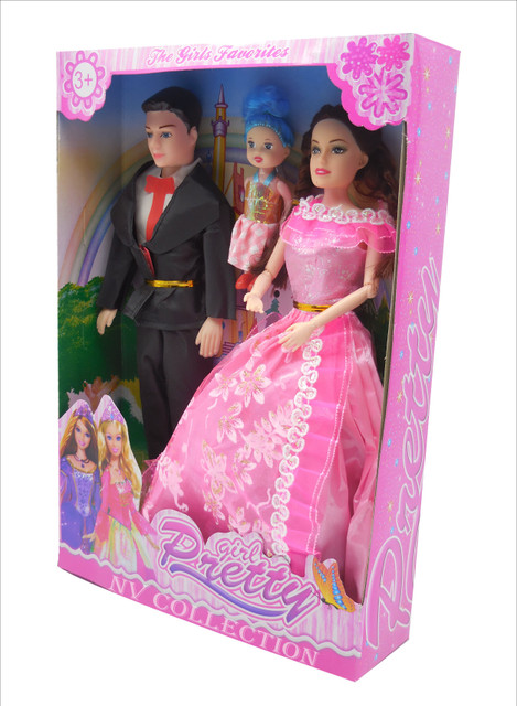 NV COLLECTION Family Doll Set Includes Dad, Daughter