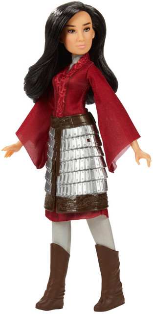 DISNEY PRINCESS Movie Mulan Inspired Fashion Doll with Skirt Armor, Shoes,  Pants, Top, Toy for Kids and Collectors