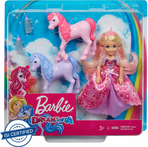 Barbie Unicorn Set Dreamtopia Barbie Doll Gift Set Chelsea Mermaid
