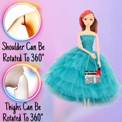 mini gifts Doll Set, Dolls, Baby Doll Set for Girls, with Bag (Lilly Blue)