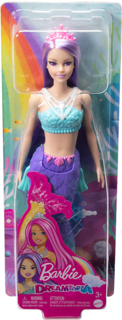 BARBIE Dreamtopia Mermaid Doll (Purple Hair), Toy for Kids Ages Years Old  and Up